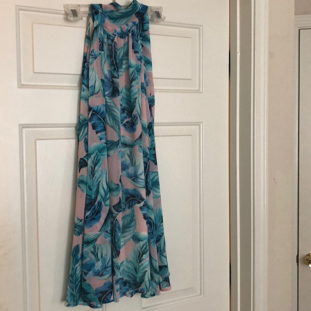 Audrey Palm Leaf dress